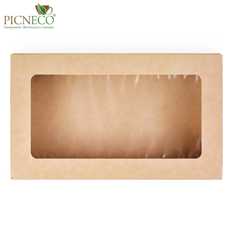 товар Контейнер бумажный 1000мл, крафт, серия OneBox OKP100